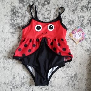 OP ladybug swimsuit, 18 months